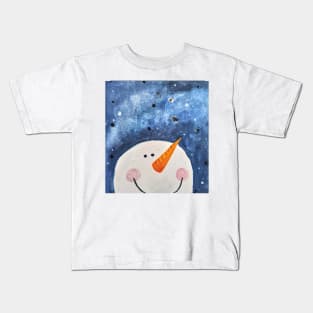 Falling snowflakes Kids T-Shirt